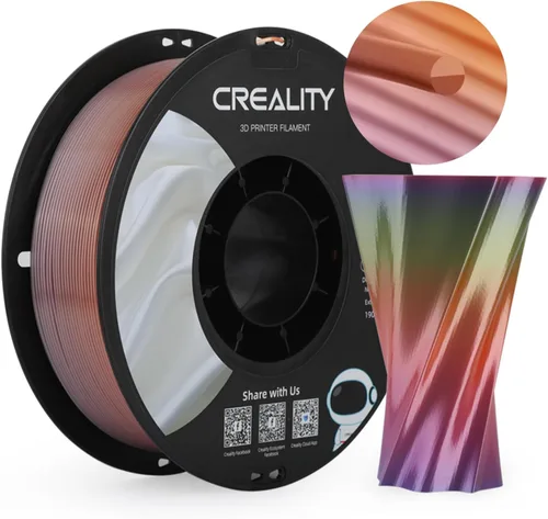 Vista 62 de Creality PLA - Filamento de impresora 3D de 1.75 mm, paquete de filamento para impresoras 3D, resistencia mejorada sin deformación, precisión