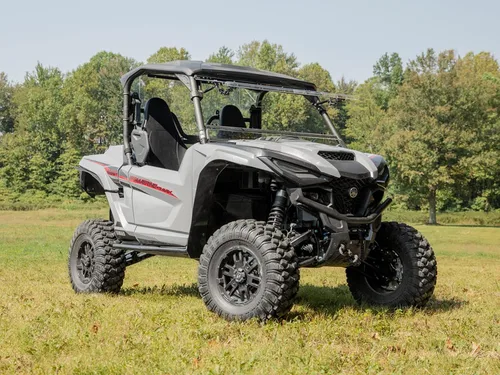 Vista 4 de SuperATV Kit de elevación de 3 pulgadas compatible con Yamaha Wolverine RMAX 2 2021+ Diseño atornillado Espaciadores de aleación de aluminio