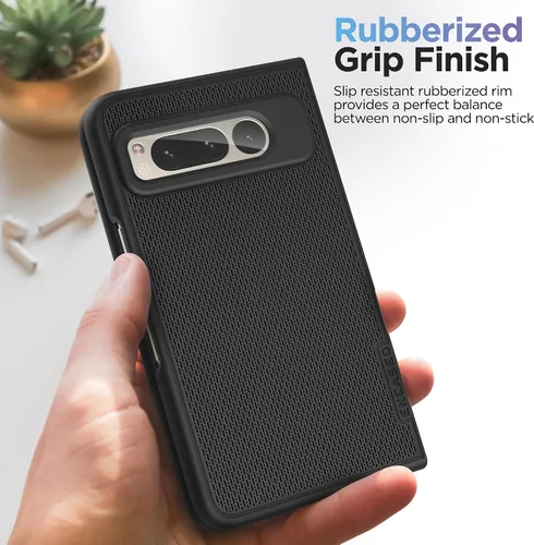 Vista 5 de Encased Clip para cinturón para Google Pixel Fold Case con funda - Negro (versión 2023)