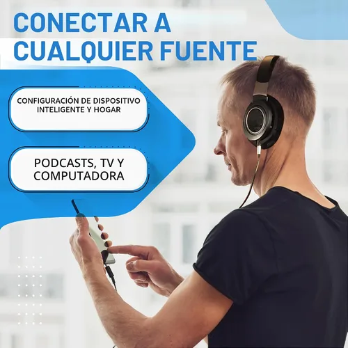 Vista 7 de Philips SHP9600 - Audífonos con cable, ajuste cómodo, parte trasera abierta, controladores Neodimio de 50 mm (SHP9600/00)
