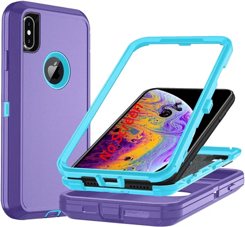 Vista 25 de Funda para iPhone 7/8Plus, iPhone 8 Plus y 7 Plus, resistente protección para teléfono, a prueba de golpes, a prueba de polvo, a prueba de caídas
