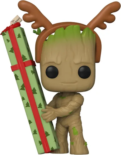 Vista 2 de Funko Pop! Marvel Holiday: Guardianes de la Galaxia - Groot