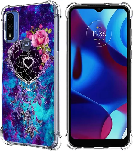 Vista 17 de Funda para Moto G Pure/Moto G Power 2022/Moto G Play 2023, colorida funda protectora de poliuretano termoplástico resistente a los arañazos