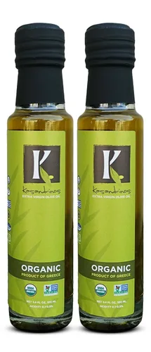 Vista 14 de Aceite de Oliva griego orgánico extra virgen Kasandrinos (botella de 17 oz)