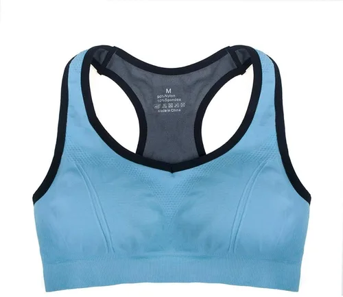 Vista 3 de TOPTIE 2 Pack Racerback Sujetadores Deportivos, Bras de Alto Apoyo