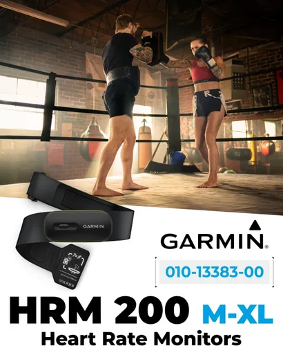 Vista 2 de Garmin HRM 600 Monitor de frecuencia cardíaca premium con dinámica de carrera, correa M – XL (28"-42") – Compatible con relojes inteligentes Garmin