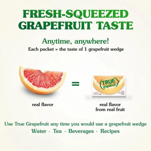 Vista 4 de Paquetes de sachet True Grapefruit, con 32 unidades (de 0.90 onzas)