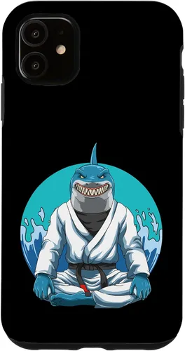 Vista 8 de Funda para iPhone 16 Jiu Jitsu Shark