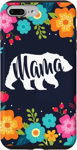 Vista 12 de Mama Bear - Funda para iPhone 17 con diseño de flores florales