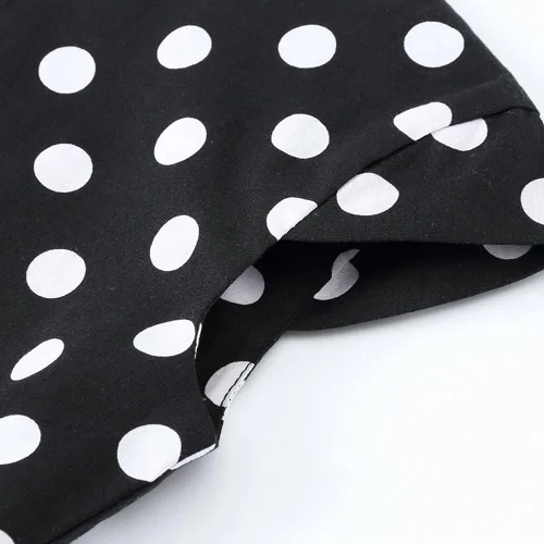 Vista 3 de Vestido de fiesta de té para niñas de los años 50 estilo vintage con diseño de lunares estilo rockabilly vestido de noche de cóctel para niños Audrey