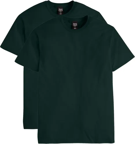 Vista 13 de Hanes playera Nano de algodón premium para hombre (paquete de 2 unidades)