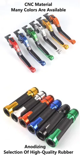 Vista 7 de Palancas de embrague de freno de motocicleta CNC para Suzuki VStrom 1000 DL1000 DL 1000 2002 2003 2004 2005-2016 V-Strom DL1000 (color : 4)