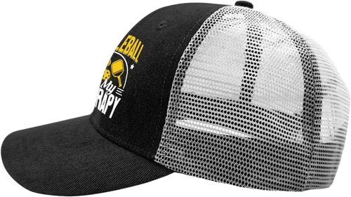 Vista 3 de Hat Pickleball is My Therapy Dad Hat, Graphic Baseball Caps for Women