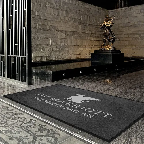 Vista 21 de ALLEVI Tapetes personalizados para puerta delantera, alfombras comerciales personalizadas para área de negocios, iglesia, museo, hogares