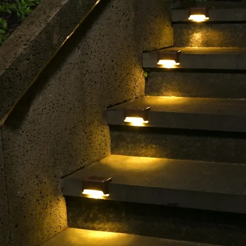 Vista 13 de SOLPEX - Luces solares para cubierta al aire libre, impermeables, paquete de 12 unidades, luces LED para escalones, terraza, vallas, patios
