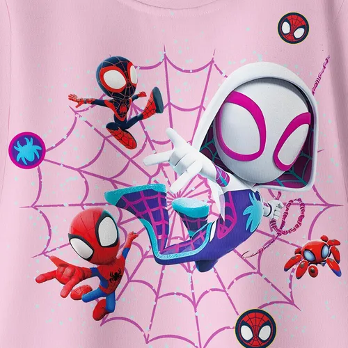 Vista 4 de Byriady Conjunto de pantalones para niñas, disfraz de dibujos animados, camiseta y pantalones, ropa de juego casual para niños de 2 a 7 años