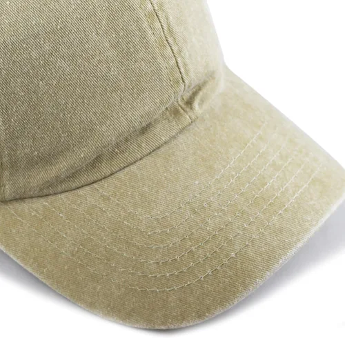 Vista 4 de The Hat Depot 100% Cotton Pigment Dyed Low Profile Dad Hat Six Panel Cap