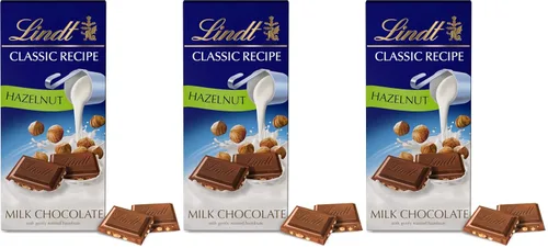 Vista 18 de Lindt CLASSIC RECETE Barra de caramelo de chocolate con leche, 4.4 onzas, paquete de 12