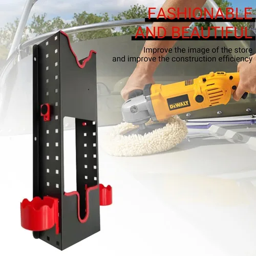 Vista 7 de Soporte de pared para pulido, pulidor rotativo para coche, organizador de detalles, organizador de detalles, estante de almacenamiento