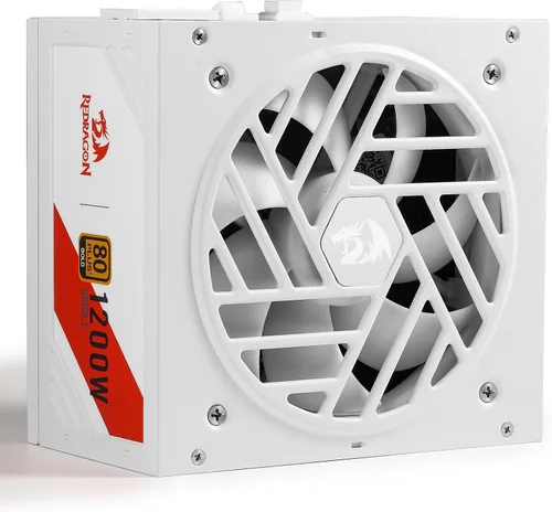 Vista 13 de Redragon PSU017 80+ Platinum 1000 vatios ATX 3.0 y PCIe 5.0 Fuente de alimentación para juegos totalmente modular, certificada 80 Plus, 100%