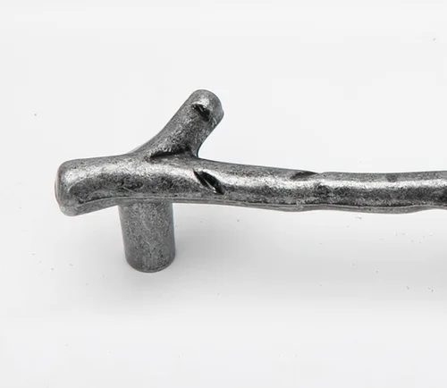 Vista 7 de 4 Piezas Tiradores de Rama Vintage Pomos de Gabinete Rama de Árbol Manija de Tirador, 3.8" CC Manija de Cajón de Aleación de Zinc para Casa de Campo
