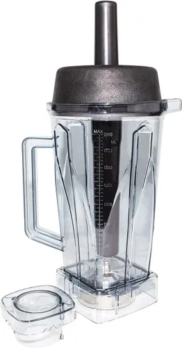 Vista 5 de ALDKitchen Licuadora comercial de encimera 67 oz (2L) Batidos, cócteles, etc. Licuadora portátil 110 V (A-BL767A)
