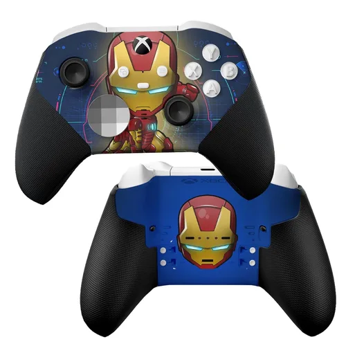 Vista 38 de Retro Comic Customised Wireless Controller for Elite by BCB. Original Elite Series 2 Controller Compatible with Xbox One / Series X & S. Customized