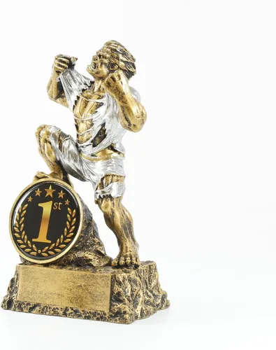 Vista 2 de Decade Awards Monster Trophy - 6.75 Inch Tall - Victory Beast Award with 1st or 2nd Place Insert - Engraved Plate on Request 1er lugar
