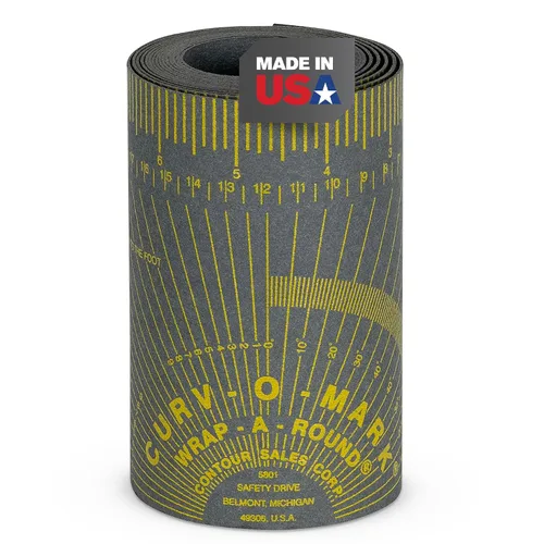 Vista 12 de Jackson Safety Herramienta de Medición de Tuberías - Herramienta de Cinta Envolvente Wrap-A-Round para Accesorios de Tuberías