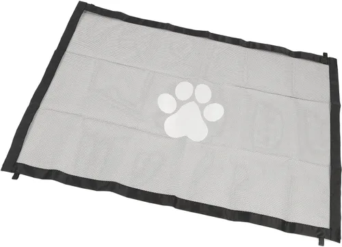 Vista 9 de Puerta para mascotas, puerta de perro, plegable, para interiores, para escaleras, puertas, dormitorios, pasillos (S 35.43 pulgadas de diámetro)