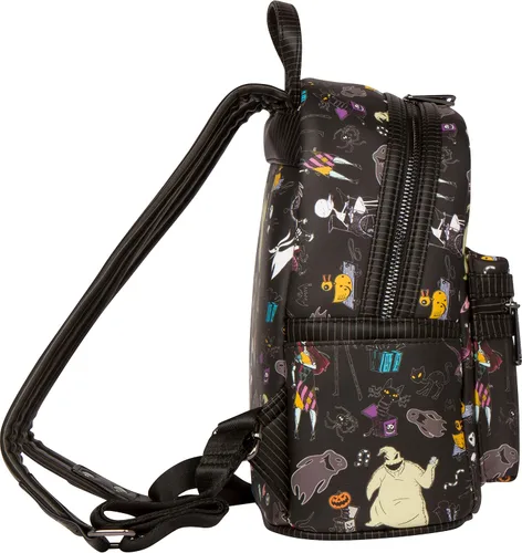Vista 3 de Loungefly Disney The Nightmare Before Christmas Mini mochila Negro