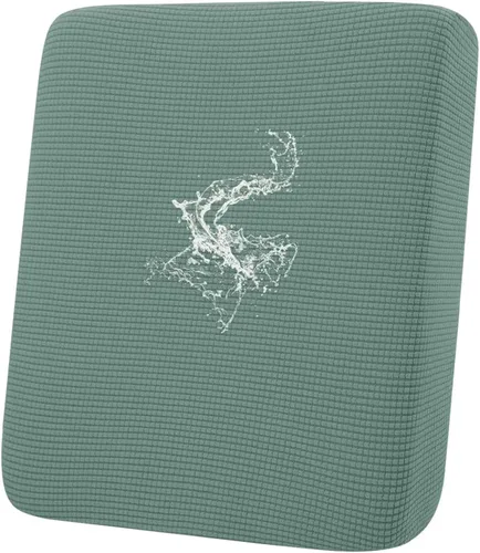 Vista 79 de Fundas impermeables para sofá seccional, fundas de cojín antideslizantes para sofá Ajuste seccional en forma de L, tela jacquard elástica, parte