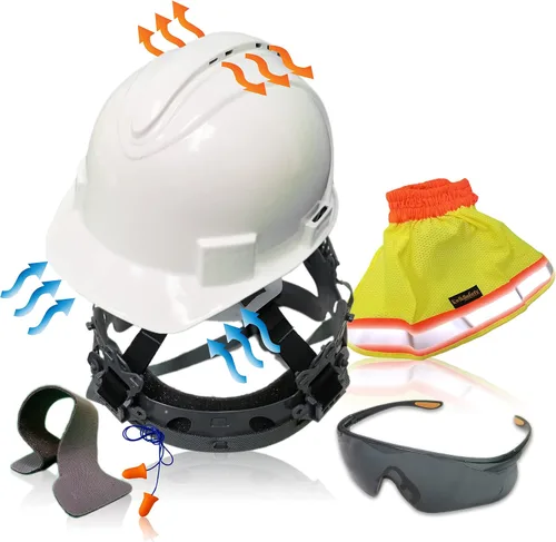 Vista 18 de KwikSafety - Charlotte, NC - Sombreros duros [Ala completa, estilo gorra, estilo de escalada] Tipo 1, Clase C ANSI OSHA