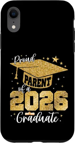 Vista 25 de Proud Parent of a Class of 2026 Graduate Senior Graduation Case for iPhone 16