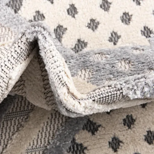 Vista 7 de Unique Loom Colección Arlo Alfombra de área - Hannah (rectangular 2' 0" x 3' 0", beige arenoso/gris)