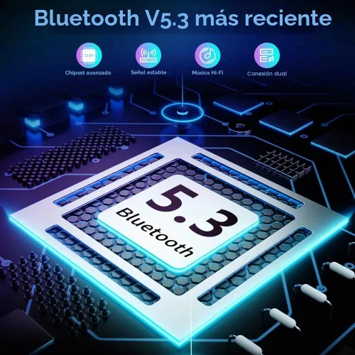 Vista 4 de Golvery Transmisor y receptor Bluetooth 5.3, adaptador AUX inalámbrico Bluetooth 2 en 1 para TV/PC/CD/MP3/PS4/cine en casa/altavoz con conector AUX