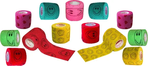 Vista 45 de Cinta adhesiva para veterinarios (negro) (paquete de 2) (2 pulgadas x 15 pies), autoadhesiva, adherente, cohesiva, flexible, autoadhesiva, rollo
