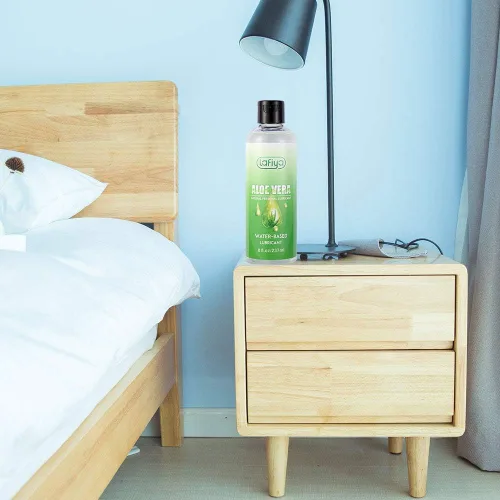 Vista 6 de Lafiya Lubricante personal de aloe, lubricante orgánico a base de agua de larga duración para sexo, lubricante sexual para pieles sensibles, 8