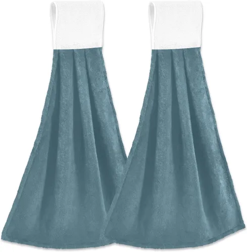 Vista 37 de Juego de 2 toallas de mano amarillas y naranjas, suaves, absorbentes, decorativas, para baño, secado rápido, barra de té, toalla colgante para baño