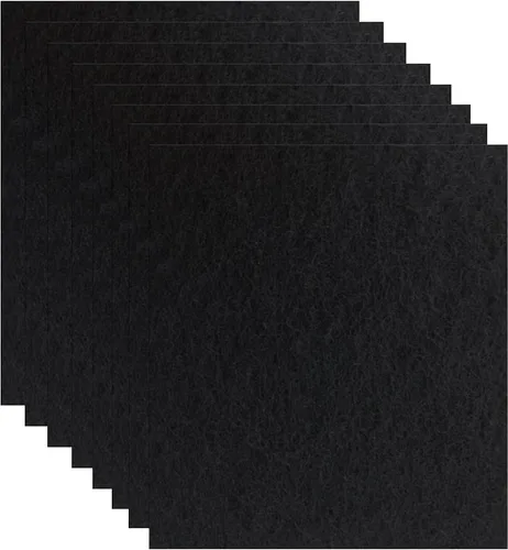 Vista 9 de Paquete de 8 filtros de carbón para caja de arena para gatos Van Ness, filtros de olor de carbono de repuesto de 4.4 x 6.5 pulgadas para filtro