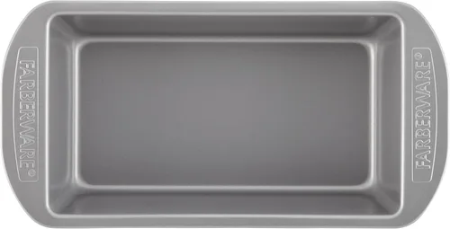 Vista 12 de Farberware Utensilios para hornear antiadherente de 9 pulgadas x 5 pulgadas molde para pan, gris