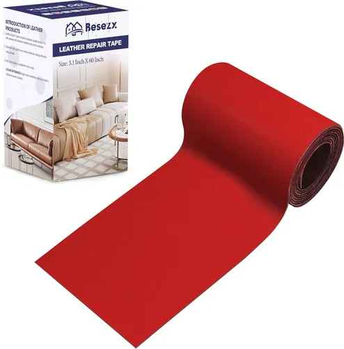 Vista 43 de Kit de cinta para reparación de cuero, parche autoadhesivo para muebles, sofá, asientos de automóvil, silla de oficina, kit de reparación de vinilo