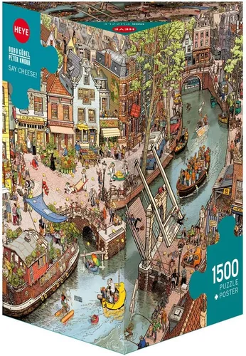 Vista 4 de Heye Nuevo para 2016 Sherlock and Co/Gobel/Knorr Triangular Puzzles (2000 piezas, multicolor)