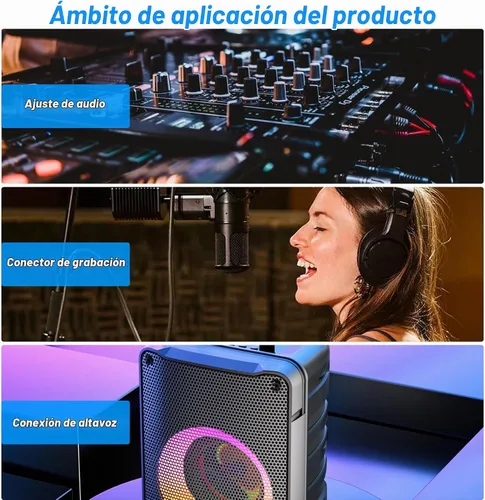 Vista 8 de MEIRIYFA XLR - Conector de montaje en panel de paso hembra a macho de 3 pines, micrófono XLR serie 3PIN D, convertidor de alimentación/paso a través