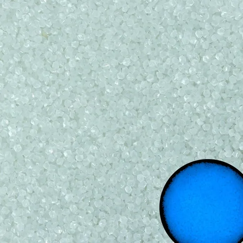 Vista 9 de 10000 piezas de piedras luminosas azules de 3-5 mm para acuarios, decoración de peceras, manualidades y arena luminosa para rellenar jarrones