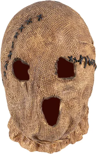 Vista 10 de Máscara de saco de arpillera de Halloween, máscara
