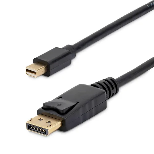 Vista 5 de StarTech - Cable Mini DisplayPort a DisplayPort 1.2 de 3 pies (MDP2DPMM1MW)