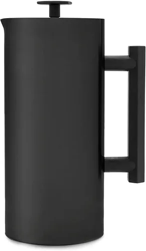 Vista 2 de ESPRO P6 - Polvo de limpieza de prensa francesa de café de doble pared de acero inoxidable, 32 onzas, negro mate