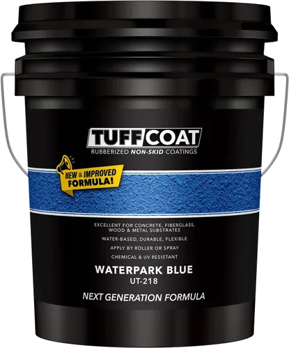 Vista 29 de TUFF Coat UT-100 revestimiento antiderrapante, 1 galón Blanco