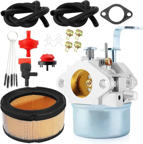 Vista 9 de 640260 640260A 640260B 640269 632689 Carburador compatible con Tecumseh HM80-HM100 LH318XA LH358XA LH358EA 8HP-10HP Coleman Craftsman Generator
